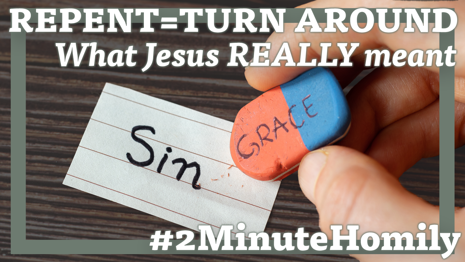 Jesus's First Message Wasn't About Shame