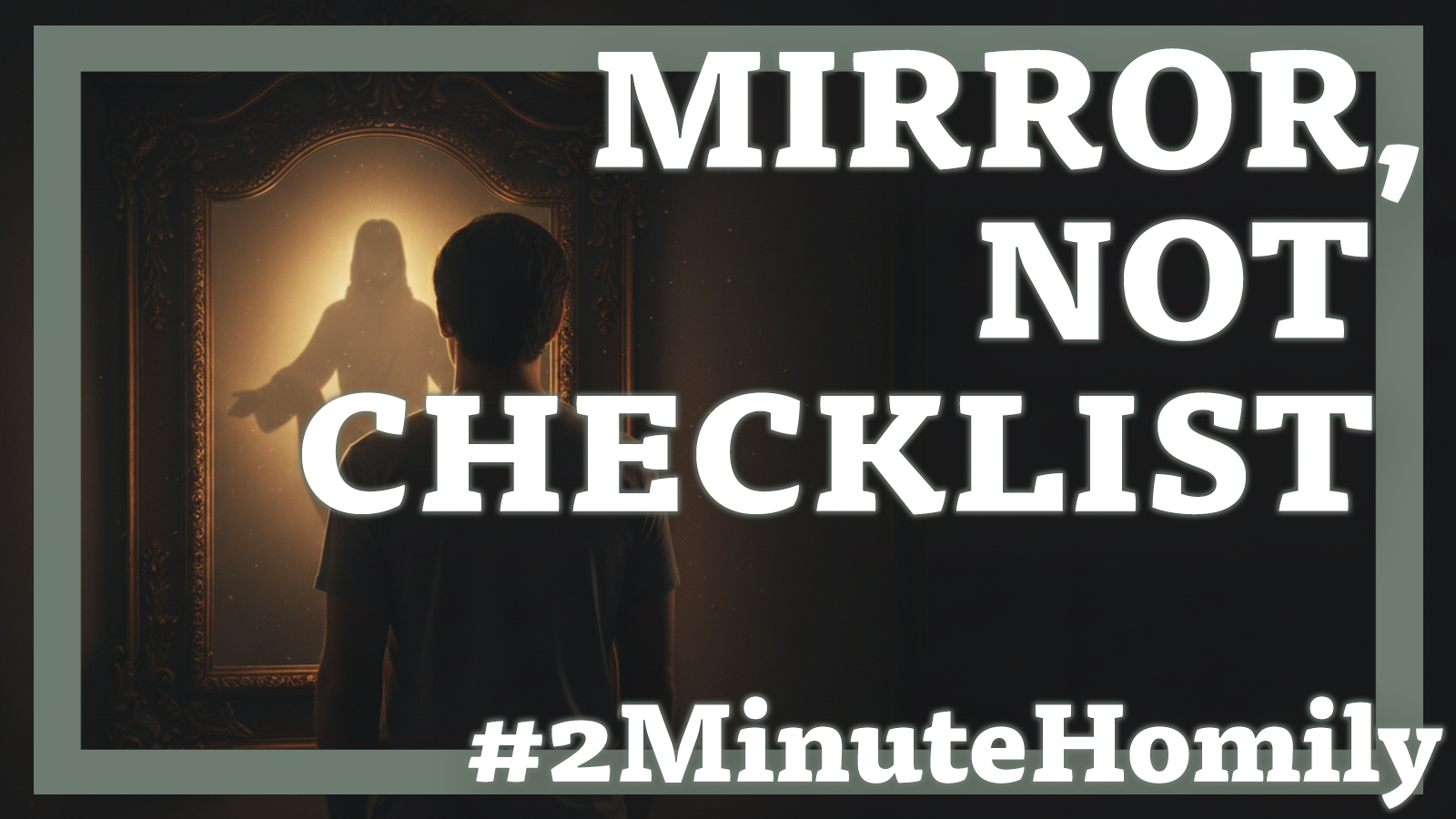 The Beatitudes Are a Mirror, Not a Checklist